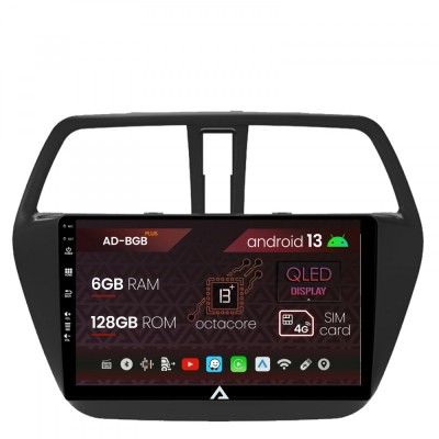 Navigatie Suzuki SX4 S-Cross (2014-2020), Android 13, B-Octacore 6GB RAM + 128GB ROM, 9 Inch - AD-BGB9006+AD-BGRKIT305 foto