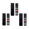 Set 3 Spray-uri Paralizante NATO Defence, 90 ml, Propulsie Jet, Verde, Husă Inclusă