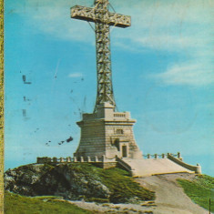 CPI B13912 CARTE POSTALA - MUNTII BUCEGI. MONUMENTUL EROILOR, CARAIMAN, CRUCEA