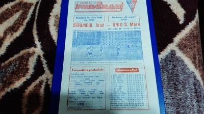 program Strungul Arad - Unio Satu Mare foto