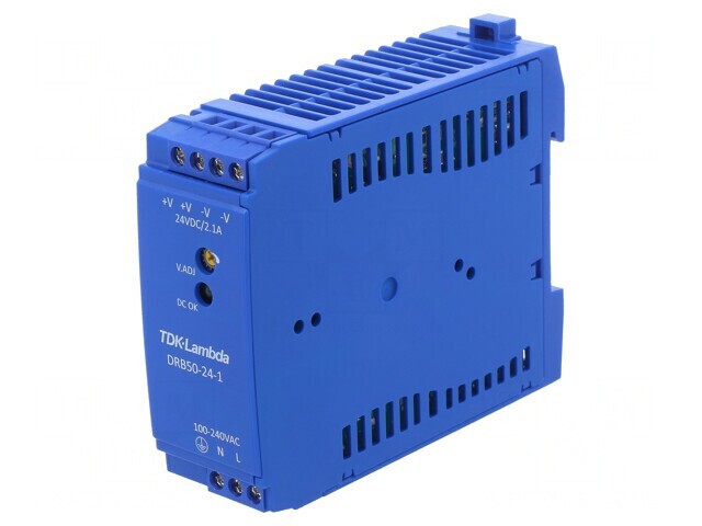 Alimentator pentru șină DIN 50W 24V 2.1A
