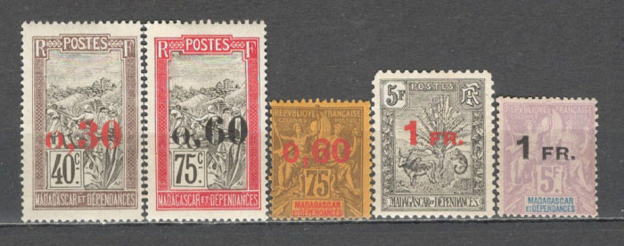 Madagascar.1921 Marci postale-supr. SM.112