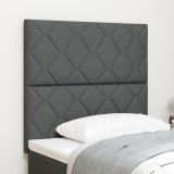 Tăblia LED de la vidaXL Design Diamond Blocks Gri &icirc;nchis 100 cm Țesătură
