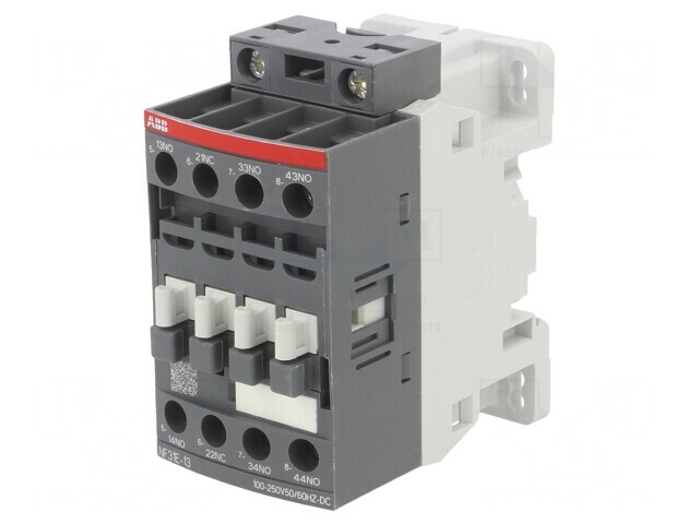 Contactor 4-pol 3A 100-250V AC/DC