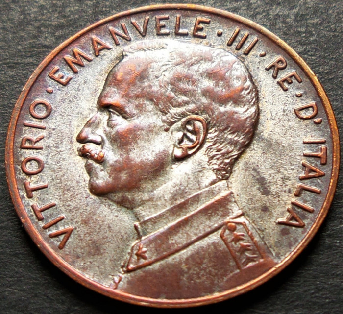 Moneda istorica 5 CENTESIMI - ITALIA, anul 1915 - Victor Emanuel III *cod 518