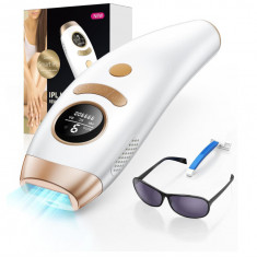 Epilator IPL cu Laser AMINZER, Functie 3 in 1, 9 nivele de energie - RESIGILAT