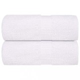 VidaXL Prosoape cu săpun 2 buc alb 30x30 cm 360 g/m&sup2; 100% bumbac