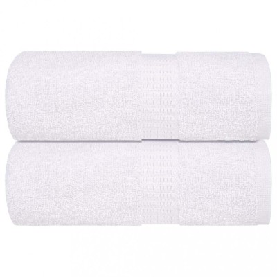 Gossi prosoape cu sapun 2 buc alb 30x30 cm 360 g/m2 100% bumbac foto