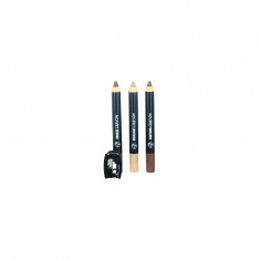 Set 3 creioane pentru contur si iluminare, W7, Face Shaping Contoux Stix, ascutitoare inclusa