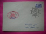 HOPCT PLIC NR 1687 SEMNATURA COMANDANT NAVA SCOALA BRICUL MIRCEA -EXPO FILATELICA MARINA 1982 -VAPOR -ROMANIA