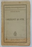 ORIZONT SI STIL de LUCIAN BLAGA 1936