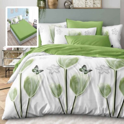 LENJERIE FINET 6 PIESE CU HUSĂ &amp;ndash; 160&amp;times;200 ȘI 180&amp;times;200 (HF6P216) - 160x200 foto