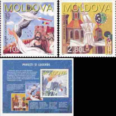 MOLDOVA 1997, EUROPA CEPT, Povesti si legende, MNH