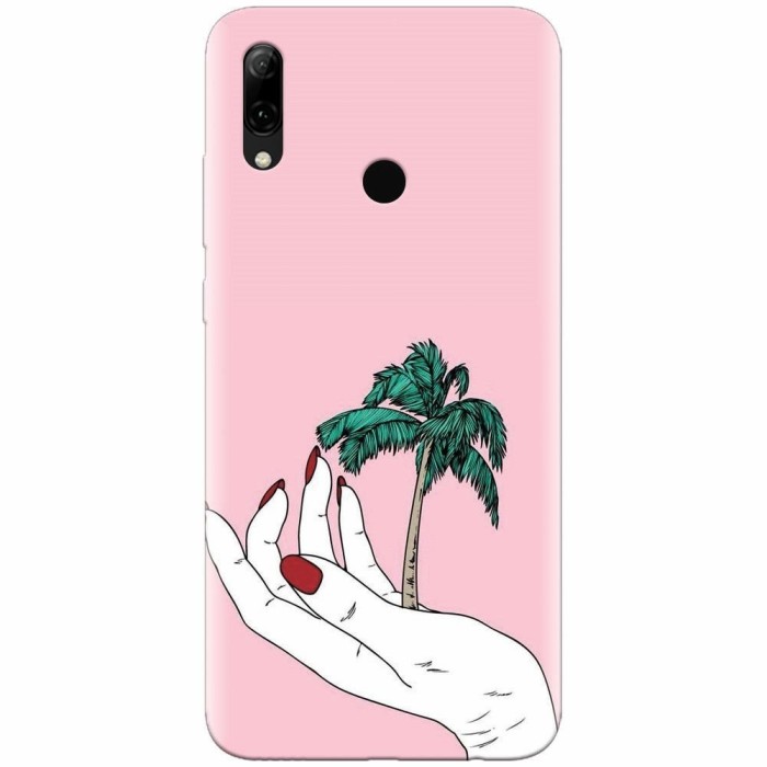 Husa silicon pentru Huawei P Smart 2019, Palm Tree