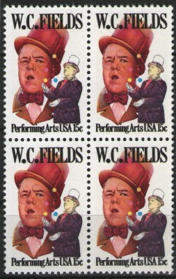 Statele Unite 1980 - W.C. Fields, neuzata de 4 foto