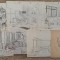 Interioare// desene in perspectiva, anii &#039;80