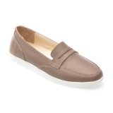 Mocasini SHOOZY verzi, EV2749, din piele naturala