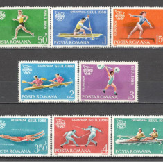 Romania.1988 Olimpiada de vara SEUL ZR.827