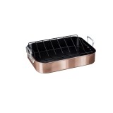 Cumpara ieftin Tava cuptor Berlinger Haus BH 7845, 41.5x32 cm, Rose Gold, Invelis Titan, Otel Carbon
