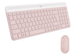 Set mouse + tastatura fara fir Logitech MK470 Slim Combo, receptor USB de 2,4 GHz, QWERTY spaniol - RESIGILAT