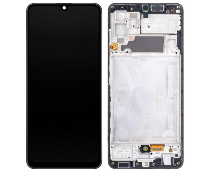 Display Samsung Galaxy A32 4G A325 Display Service Pack Black Negru