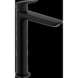 BATERIE LAVOAR LOGIS 240 FINE CU VENTIL POP-UP, NEGRU MAT