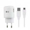 Incarcator retea fast charging lg mcs-h05er + cablu micro usb dc12wk-g alb original