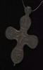 Cruce Medievala Bronz Cruciat 1100-1400 AD, Pandantiv Antichitate + Certificat Autenticitate, 85mm
