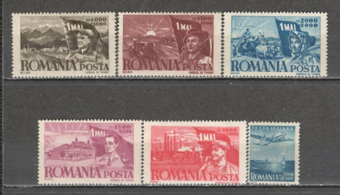 Romania.1947 1 Mai-Ziua muncii YR.120