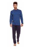Pijamale lungi pentru barbati Selente Sweet Dreams, albastru inchis, XXL - OUTLET