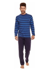 Pijamale lungi pentru barbati Selente Sweet Dreams, albastru inchis, XXL - OUTLET