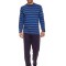 Pijamale lungi pentru barbati Selente Sweet Dreams, albastru inchis, XXL - OUTLET