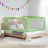 Gossi balustrada de protectie pat copii, verde, 200x25 cm, textil