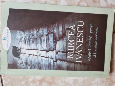 Mircea ivanescu versuri poeme poesii antologia polirom foto