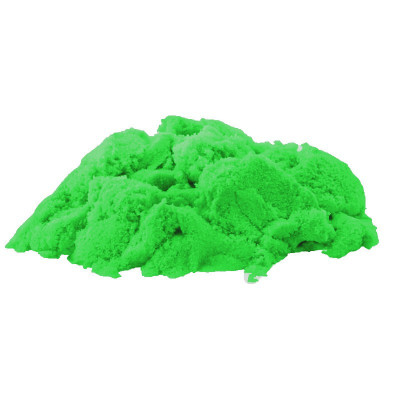 Nisip kinetic 500g, ecologic, maleabil, 10 forme incluse culoare verde foto