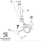 Garnitura originala compresor injectie (44.17x1.8 m) Peugeot Elystar - Jet Force - Looxor TSDI 2T 50cc