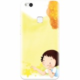 Husa silicon pentru Huawei P10 Lite, Child Autumn Paint Hd