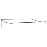 vidaXL Cadru copertină retractabil electric Antracit 4 x 2 m Aluminiu 42024190