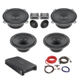 Cumpara ieftin Pachet Difuzoare Auto cu amplificator Audi A3 8L 1996-2003 Hertz Cento 760 W