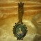 Mini pictura cameo, rama bronz, sec 19, colectie, cadou, vintage