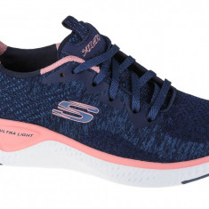 Pantofi pentru adidași Skechers Solare Fuse Brisk Escape 13328-NVPK albastru marin