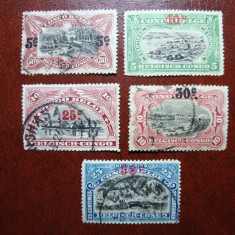 CONGO BELGIAN 1922 SERIE SUPRATIPAR