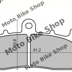 MBS Placute frana (Sinter) BMW R1100/1150 S '00-'05 /Kawasaki ZRX 400 '98-'01, Cod Produs: 225101282RM