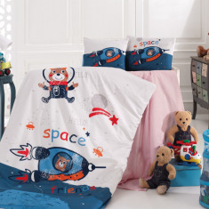 Lenjerie pentru pătuț de copii, Nazenin, Space