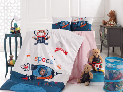 Lenjerie pentru pătuț de copii, Nazenin, Space foto