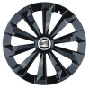 Set 4 capace roti Fame negru R15 pentru gama auto Seat, Autohelix MSA
