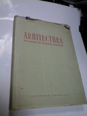 ARHITECTURA DIN MAREA ENCICLOPEDIE SOVIETICA - B. P. MIHAILOV foto