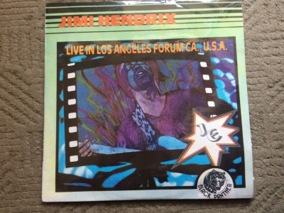 Jimi Hendrix Live In Los Angeles Forum U.S.A. 1969 disc vinyl lp muzica rock VG+ foto