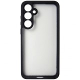 Husa spate Dux Ducis Aimo Series policarbonat transparent si TPU negru pentru Samsung Galaxy A55 5G