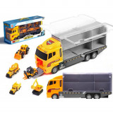 Camion transportor cu 6 mașini metalice de constructe, Oem
